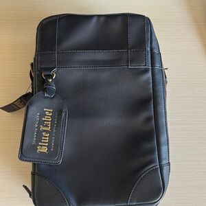 Perry Ellis Blue Label Black Travel Bag